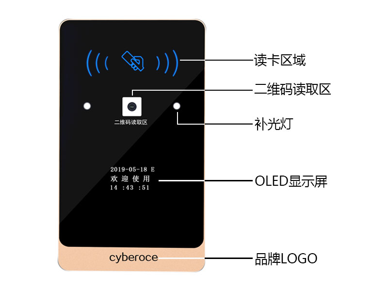 塞伯羅斯二維碼門禁一體機介紹 塞伯羅斯二維碼門禁一體機介紹